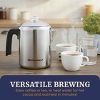 Heavy Duty Stove Top Percolator Yosemite Coffee Pot Maker Stainless Steel 8-cup