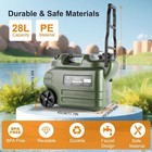 Camping Shower Kit With 7-gallon Water Jug  6000mah Rechargeable Portable Shower