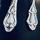 4 Vtg Godinger Silverplate Cake Knife Fork Spoon Server Serving Set Silver Plate