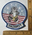 Vintage Us Navy F-14 Tomcat Fighter Jet Iron On Patch Usn Military