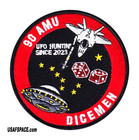 Usaf 90th Maintenance Sq -90 Amu-dicemen-f-22 Raptor-jber Ak- Original Vel Patch