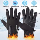 -10    Waterproof Winter Warm Ski Gloves Thermal Touch Screen Motorcycle Snow Men
