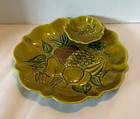 Made In Usa Serving Platter Dip Bowl Mid-century Style