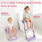 Potty Training Seat  Upgrade Toddler Toilet Seat For Kids Boys Girls  3 In 1 Pot