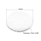 6-inch Wool Polishing Pad Hook And Loop Buffing Wheels 4 Pcs