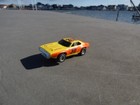 Aurora Afx Orange Yellow 30 Plymouth Road Runner Stock Ho Slot Car New Old Stock