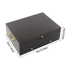 Wooden Silverware Chest  Silverware Storage Box  Silverware Case With Handle