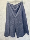 70 s Vtg Vest   Goucho Set Pinstripe Wool Women s Size S