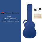 Crossrock 17    Jazz Guitar Case For Archtop Hollow-body Guitars-vibrant Blue