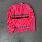 Rapha Womens Cycling Jacket Pink Full Zip Reflective Long Sleeve Outdoor Medium