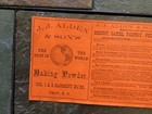 1800s J j  Alden   Sons Troy  New York Baking Powder Recipes