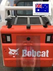 For Bobcat Rear Door White Decal Head Logo Vinyl Sticker Skid Steer Track Loader