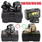 G33 g43 g45 3 5x Magnifing Scope Clone   558 Red Green Dot Sight 20mm Rail Mount