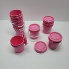 Lowe   s Mini Bucket Pink W  Lid   Handle Rare Lot Of 10 - Diy Paint Craft Decor