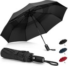 Windproof Travel Folding Umbrella For Men Women  Portable Compact Umbrellas A   