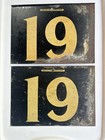 Vintage Metal 1930s Gas Service Station Pair Signs 2 Sided   19 Price