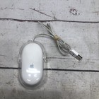 Vintage Apple Pro Mouse Model M5769 Clear White Usb  tested Works 
