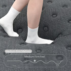 12  Queen Hybrid Mattress Colchon  Medium Firm  Gel Memory Foam  Cooling  Firm