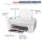 Wireless All-in-one Color Inkjet Printer Scanner Copier For Home Office