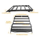 For Toyota Tacoma  Double Cab 2005-2023 Roof Rack Basket Cargo Luggage Carrier