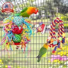 Parrot Parakeet Bird Toys  Cockatiel Budgies Cage Toys