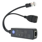 Active Poe Splitter 48v To 5v 2 4a Usb A Female 802 3af Power Over Ethernet