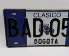 Columbia Bogota Clasico License Plate   Bad 054