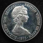 British Virgin Islands 50 Cents 1973  Coin  Proof  Inv f878