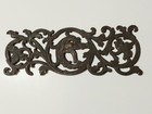 Antique Bronze Victorian  Gothic Gargoyle  Dragon  Serpent Architectural Plaque