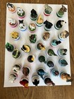 Vintage Animal Ink Stampers Mini Resin Lot 35 Vintage Colorful Assorted Variety
