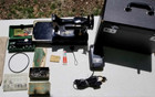 1952  Singer Featherweight 221 Sewing Machine   Case And Attachments Ak757177