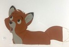 Disney The Fox And The Hound Large Image Tod Original Production Animation Cel 