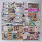 50 Different 26countries World Banknotes Foreign Paper Money English Label Flags
