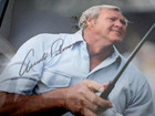 Large Signed Arnold Palmer Goat Authentic Framed Autograph 11 X 14 Photo W coa