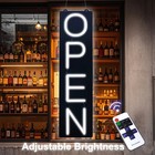 Large Vertical Open Sign For Business 21 6 Inch  Dimmable Bright Led Neon Ope   