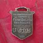 Antique Watch Fob   Delicious Healthful Pepsi Cola  6705  New Bern Nc  1909