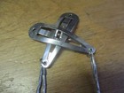 Vintage Womens Navajo Handmade Liquid Silver Beads Barrettes