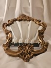 Vintage French Rococo Style Gilded Wall Mirror Classic Hollywood Regency 