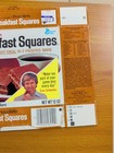 1978 General Mills High Protein Breakfast Squares Box Chocolate Fran Tarkenton 