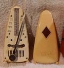 Wittner Taktell Piccolo Metronome Cream beige Germany Works  Orig Box Vintage