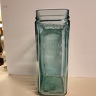 Large Delco-light Exide Ironclad Antique Glass Battery Jar Aqua Color  - No Lid