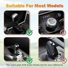  Car Cow Print Gear Shift Knob Hoodie Cover- Universal Automotive Black Cow