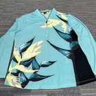 Jamie Sadock Sunsense 1 4 Zip Performance Pullover Golf Womens Xl Teal Floral