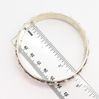 925 Sterling Silver Mexico Dots Design Statement Bangle Bracelet 8 