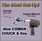 Impact Wrench Accessory  Drill Chuck For Impact Wrench  -- Free Shipping