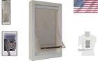 Soft Flap Cat Door For Cats  5  X 7  With Telescoping Frame   Security Features