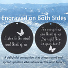 Memorial Wind Chime Sympathy Gift  In Memory Of Dad Mom Loved One Healing  Loss