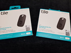 Open Box New Tile Pro 2022 2-pack Bluetooth Tracker Finder Black Fast Shipping