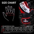Hybrid Mma Sparring Gloves For Grappling  Kickboxing  Open Palm Martial Arts