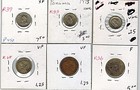 6 Coins In A Bulk Lot Of Panama Coins 1 2  1 1 4  2 1 2 Centesimos
